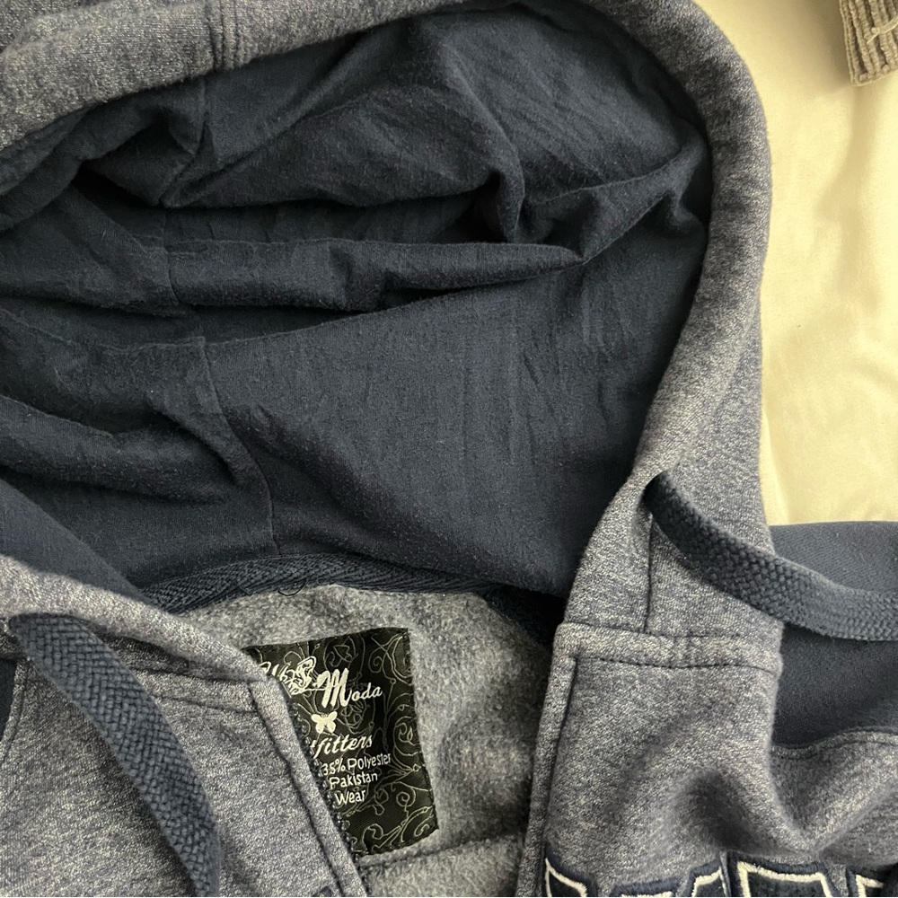 🌀 New York Navy Contrast Zip Up - Picture 4 of 6